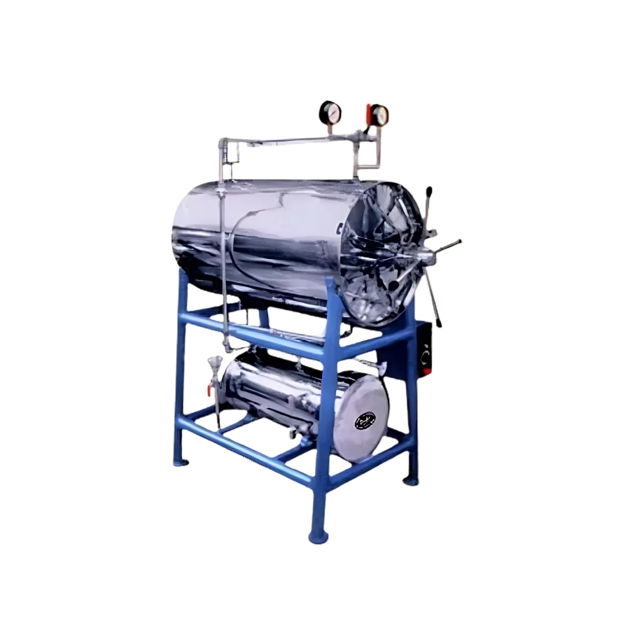 HORIZONTAL CYLINDRICAL AUTOCLAVE TRIPLE CHAMBER