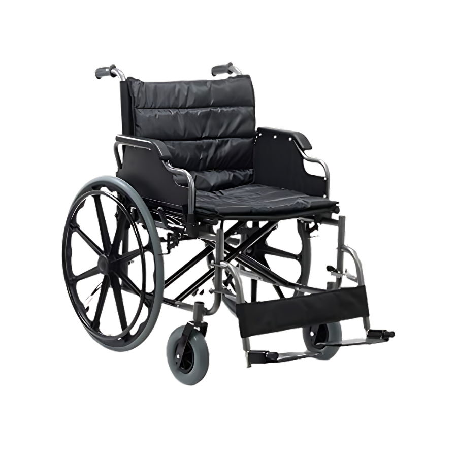 WHEEL CHAIR FOLDING DELUX MODEL