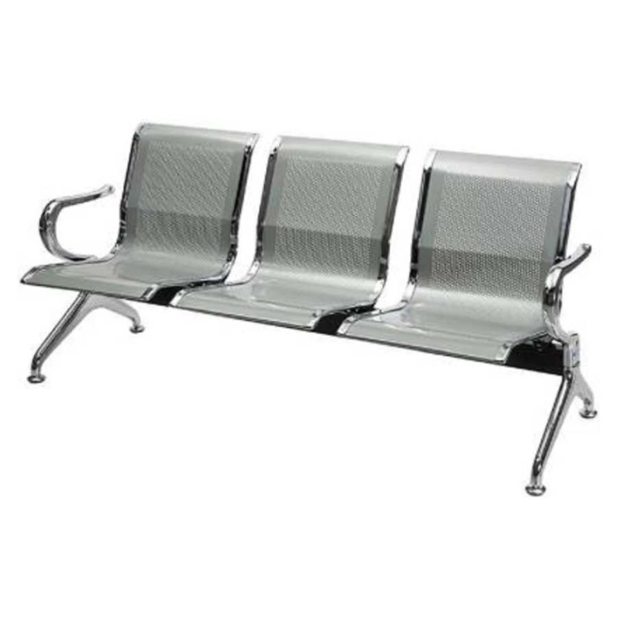 3 SEATED WAITING CHAIRSWITH ARMS INDIAN MODEL